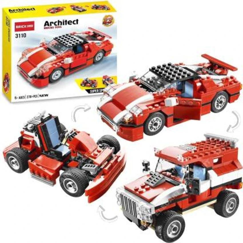 Speedster Race Car Lego Building Blocks - 3110