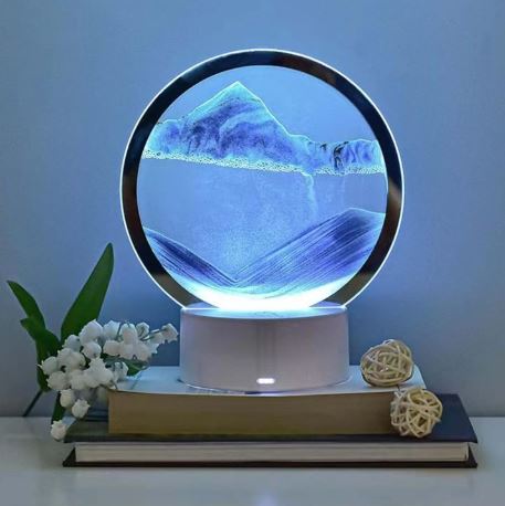 Electric 360° Sand Painting 3d Hourglass 