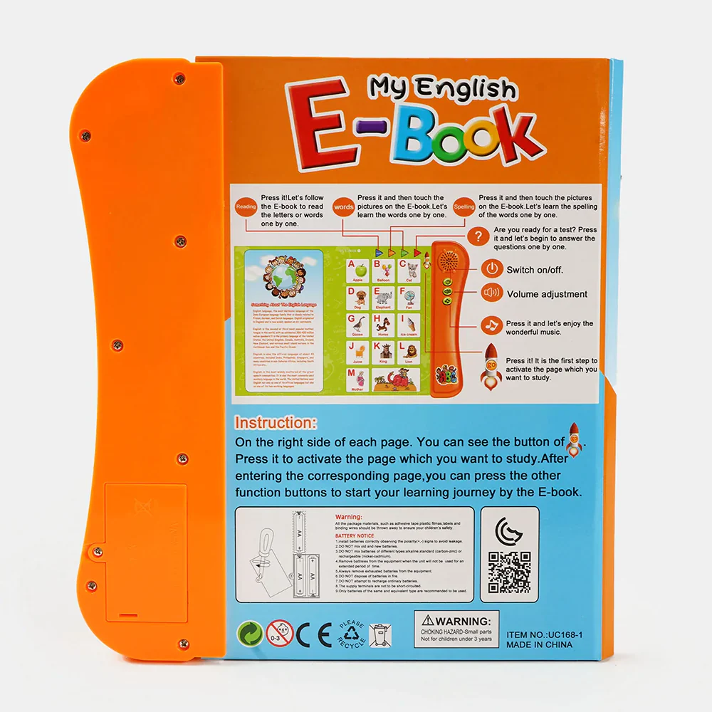 Interactive E-Book English Learning for Toddlers