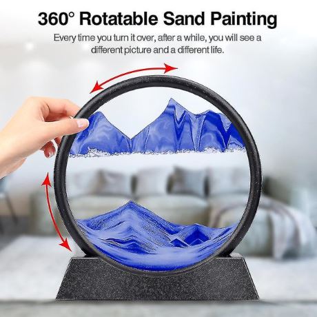 Electric 360° Sand Painting 3d Hourglass 