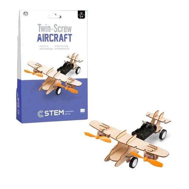 STEM Assemble Twin-Screw Aircraft