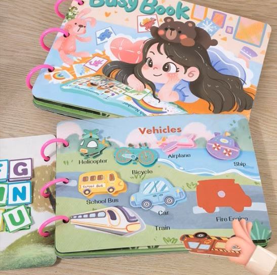 Montessori Educational Busy Book - Mini