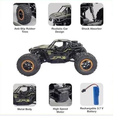 Remote Control Rock Climbing Smoke Car