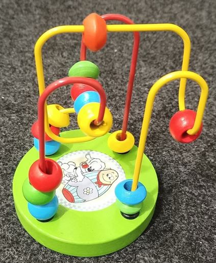 Mini Spinning Beads Maze - Wooden
