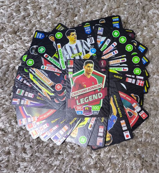 World Football Stars 55 Foil Cards