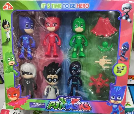 PJ Masks 6 Action Figure Set