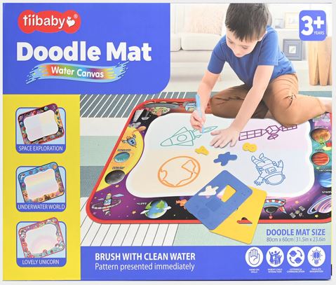 Doodle Mat Water Canvas