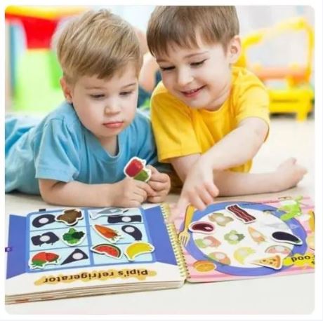 Montessori Educational Busy Book - 14 Pages