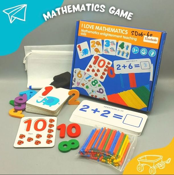 Wooden Mathematics Learning Kit