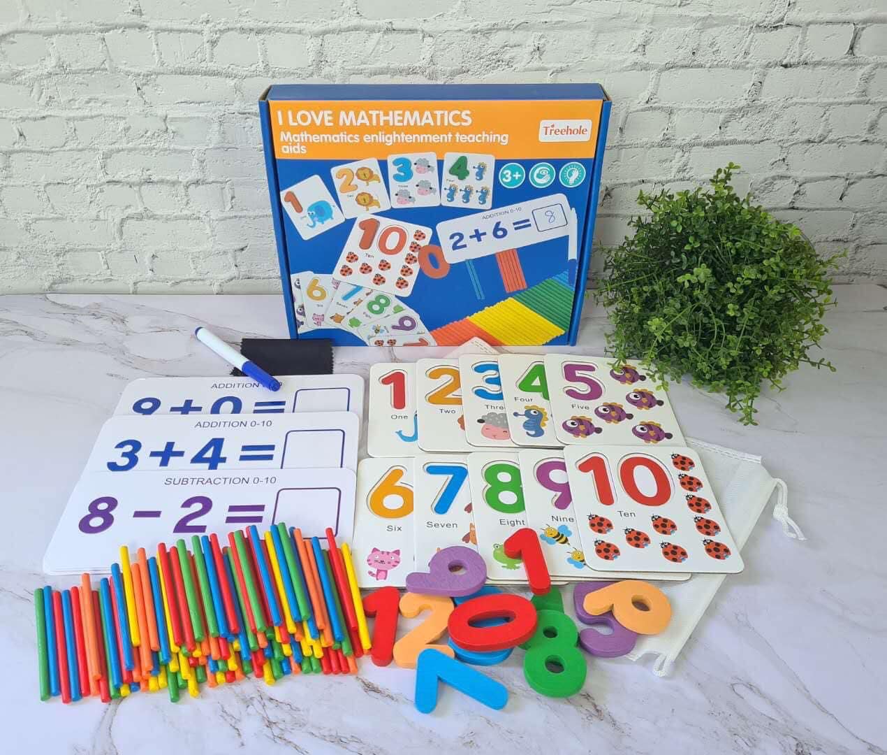 Wooden Mathematics Learning Kit