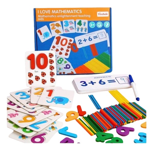 Wooden Mathematics Learning Kit