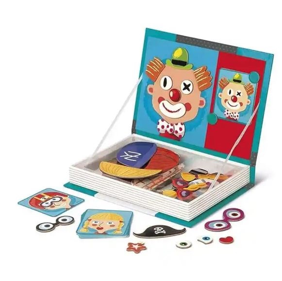 Magnetic Book - Faces - 67 Pieces