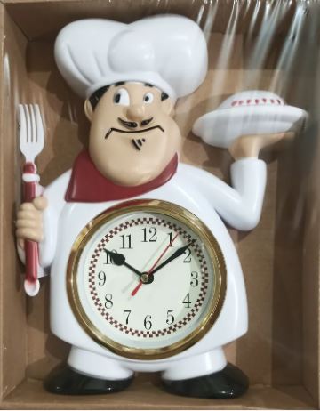 Head Chef Wall Clock