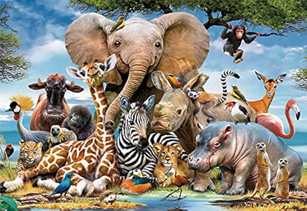 Animal World Jigsaw Puzzle - 1000 Pieces