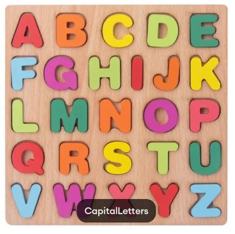 Wooden Slates - ABC 123 & Shapes