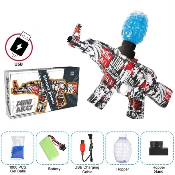 Mini AK47 Gel Ball Blaster Toy Gun