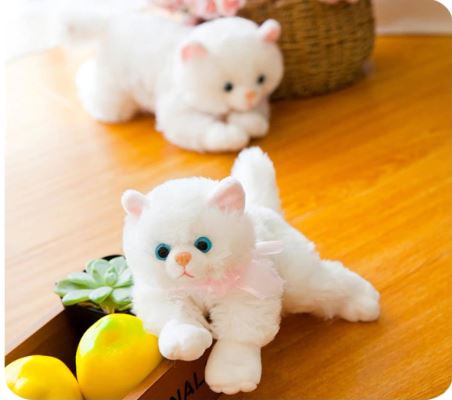 Persian Cat with Sound Soft Plush Stuffed Toy