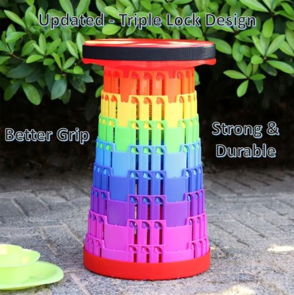 Portable Folding Stool - Triple Lock