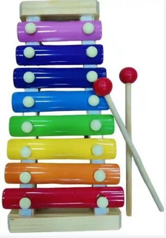 Xylophone Toy for Kids - Wooden & Metal