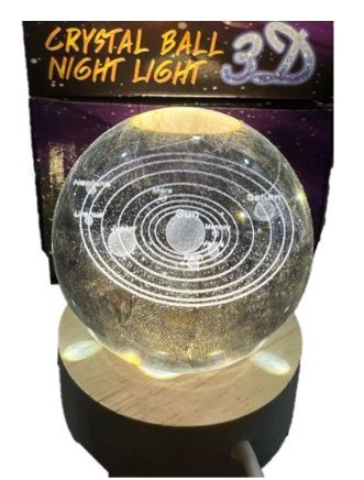 Night Light - 3d Crystal Ball