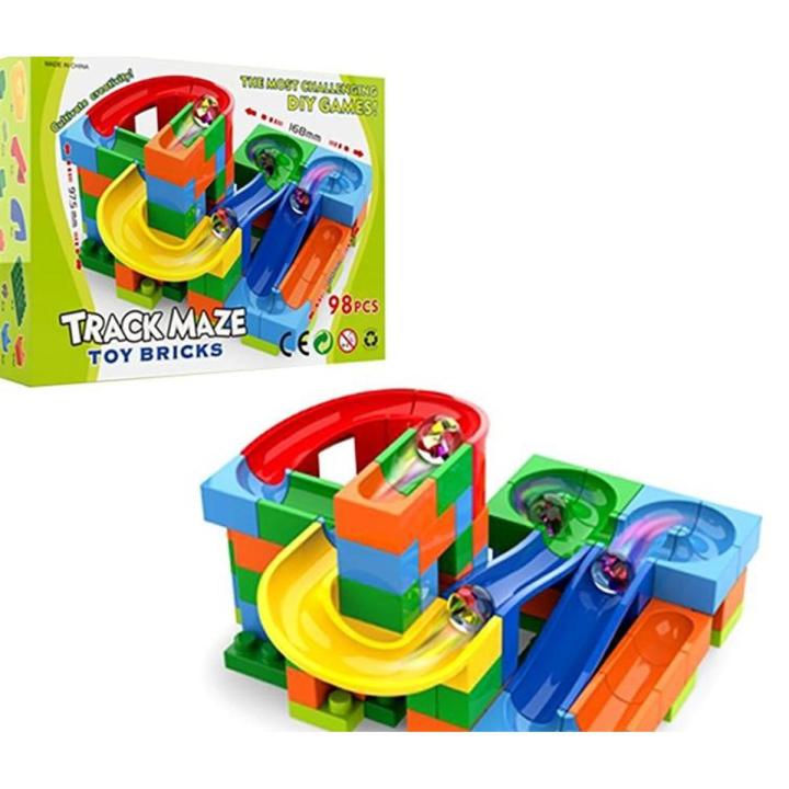 Track Maze Marble Run - 98 Pieces