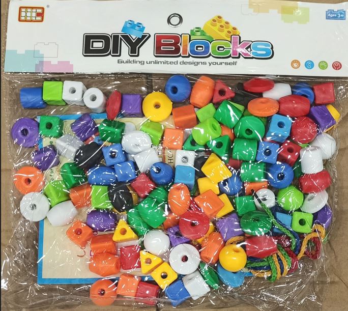 Threading Lacing Beads Toy for Toddlers - Beads Set