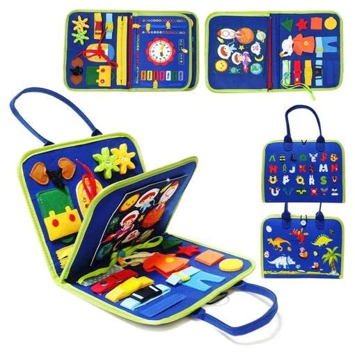 Montessori Educational Busy Book - 4 Pages