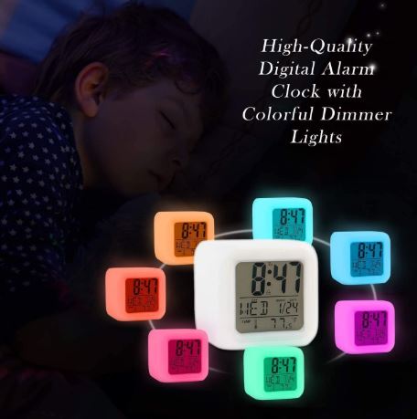 Digital Table Clock - Multifunctional