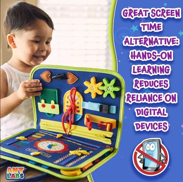 Montessori Educational Busy Book - 4 Pages