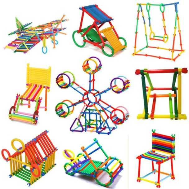 3D Stick Construction Toy