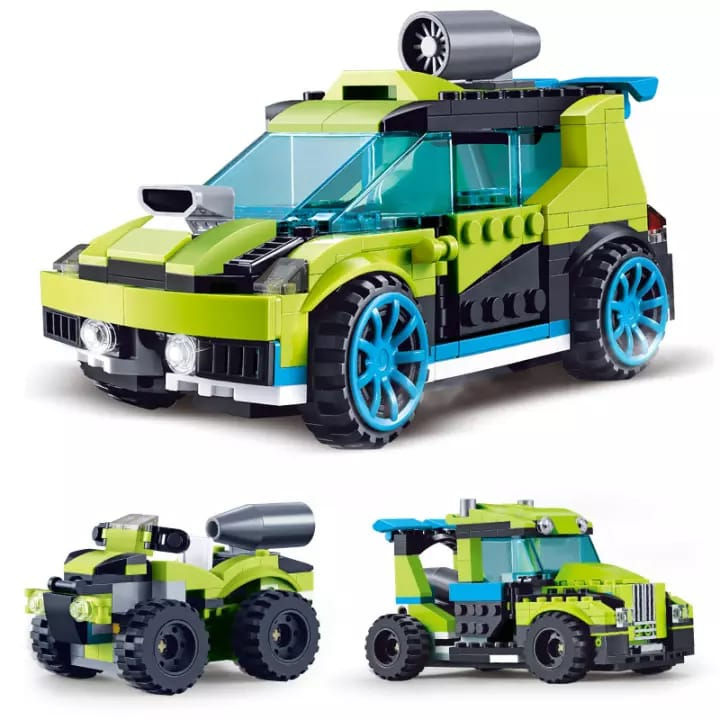 Rocket Rally Car Lego Building Blocks - 3128