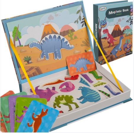 Magnetic Book - Dinosaur