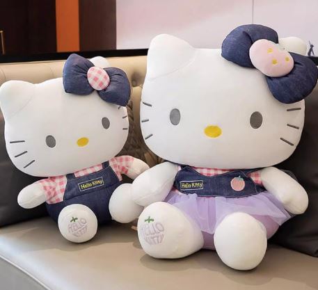 Hello Kitty Plush Dolls Purple - 2 Sizes