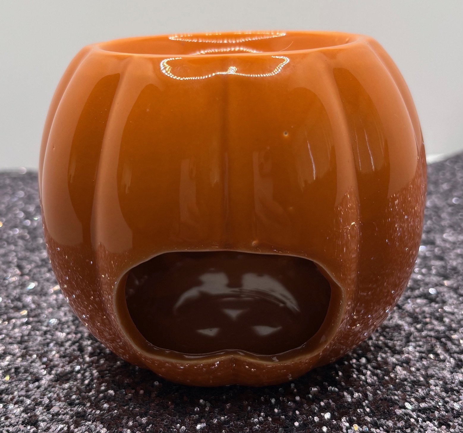 Ceramic Jack-o'-Lantern Wax Melter