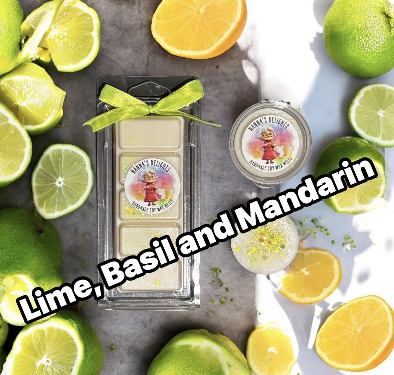 Lime, Basil and mandarin