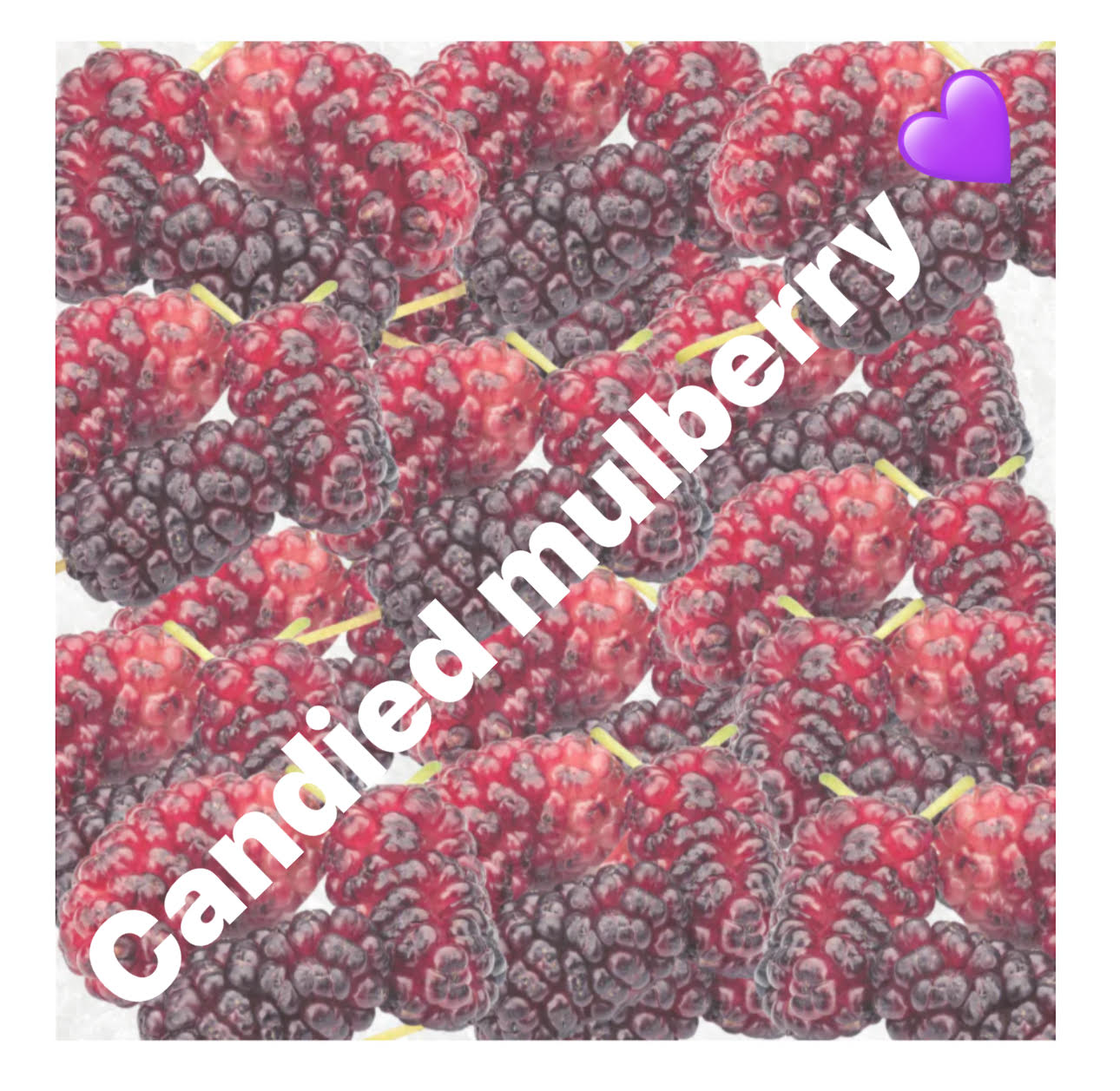 Candied mulberry