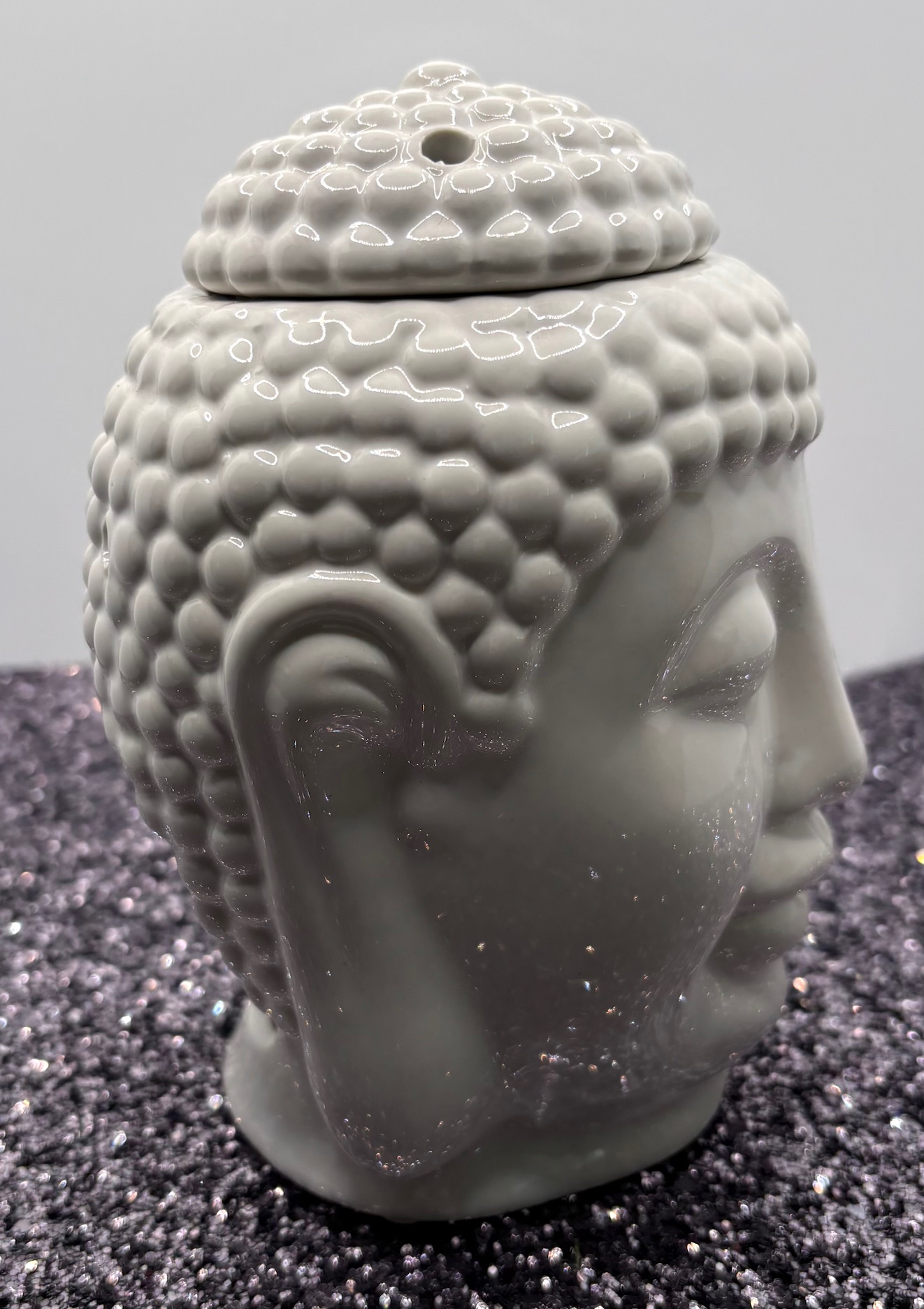 Ceramic Buddha Head Wax Melter