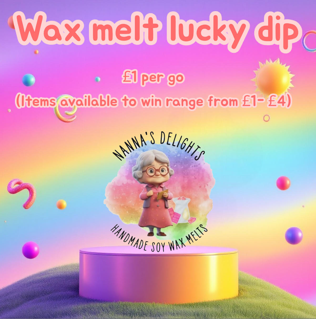 Wax melt lucky dip