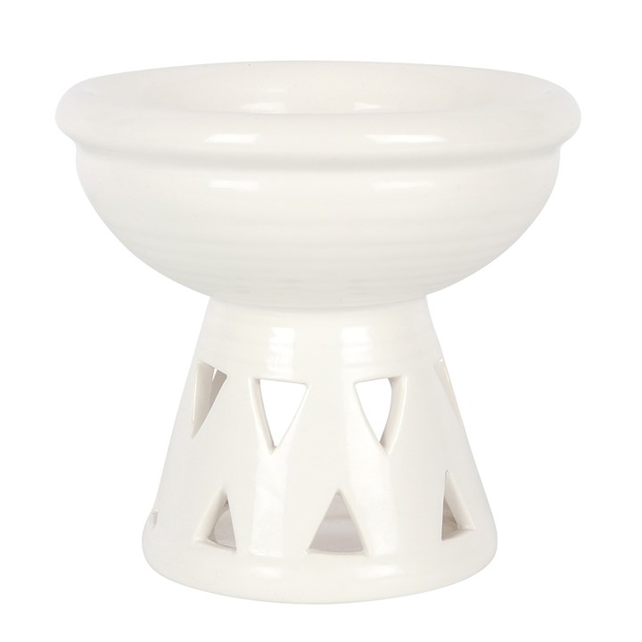 Extra large bowl oil and wax burner