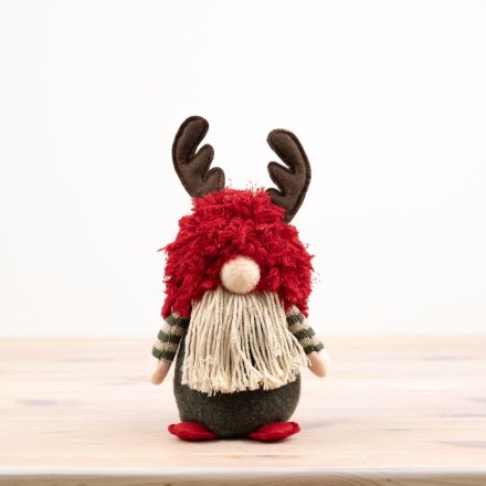 Christmas Gnome with Antlers