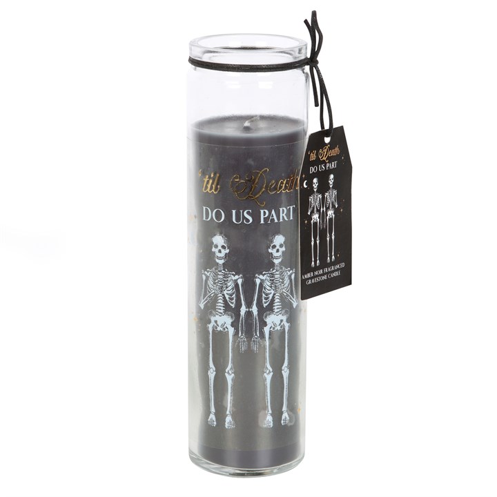 Till Death Do Us Part Skeleton Candle