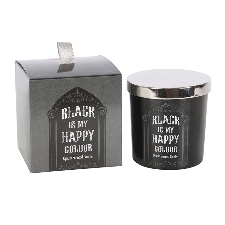 Black Is My Happy Colour Opium Scented Candle