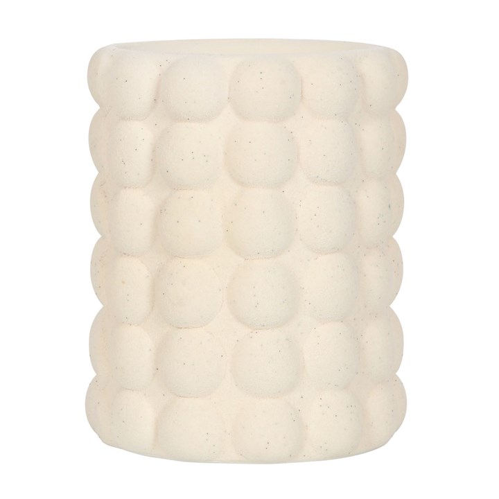 Cream Speckle Bubble Oil and Wax Burner
