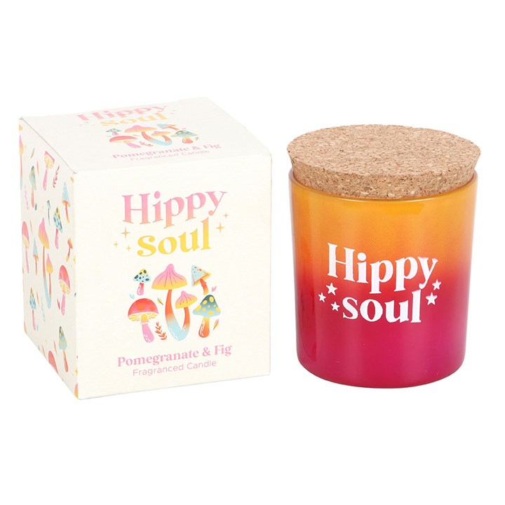 Hippy Soul Pomegranate & Fig Fragranced Candle