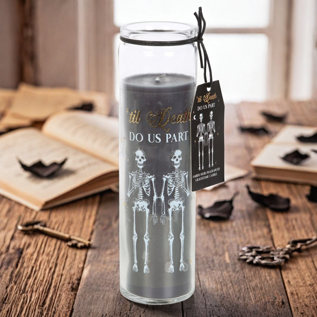 Till Death Do Us Part Skeleton Candle