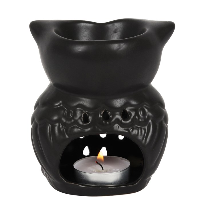 Ceramic Owl Oil and Wax Melter