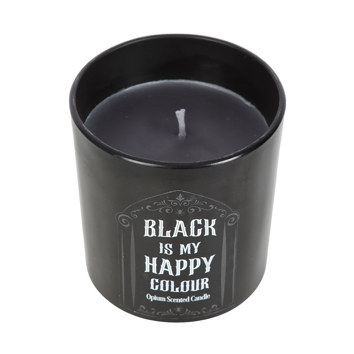 Black Is My Happy Colour Opium Scented Candle
