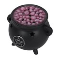 Pentacle Cauldron Incense Burner