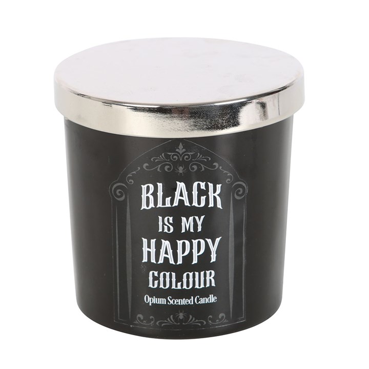 Black Is My Happy Colour Opium Scented Candle