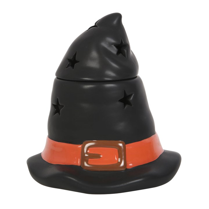Ceramic Witch Hat Candle Holder